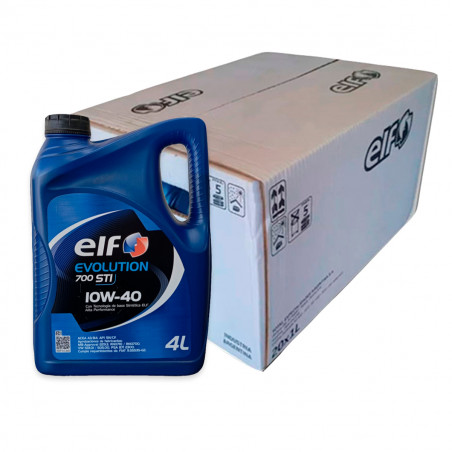 Aceite Semi-sintético Elf Evolution 700 Sti 10w-40 (4ud)