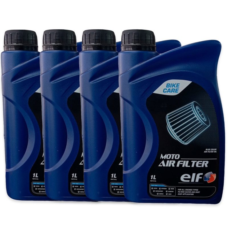 Aceite Moto Air Filter Elf x 1lt (4 UD)