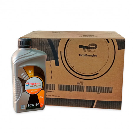 Aceite Mineral Total Hi-perf 4t 500 20w-50 x 1lt (Caja x 20)