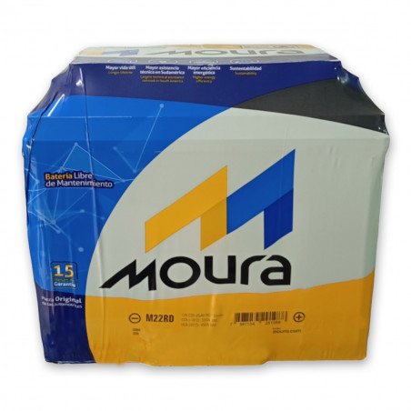 Batería M22rd Tiggo Koleos Tucson 12v 65ah Moura
