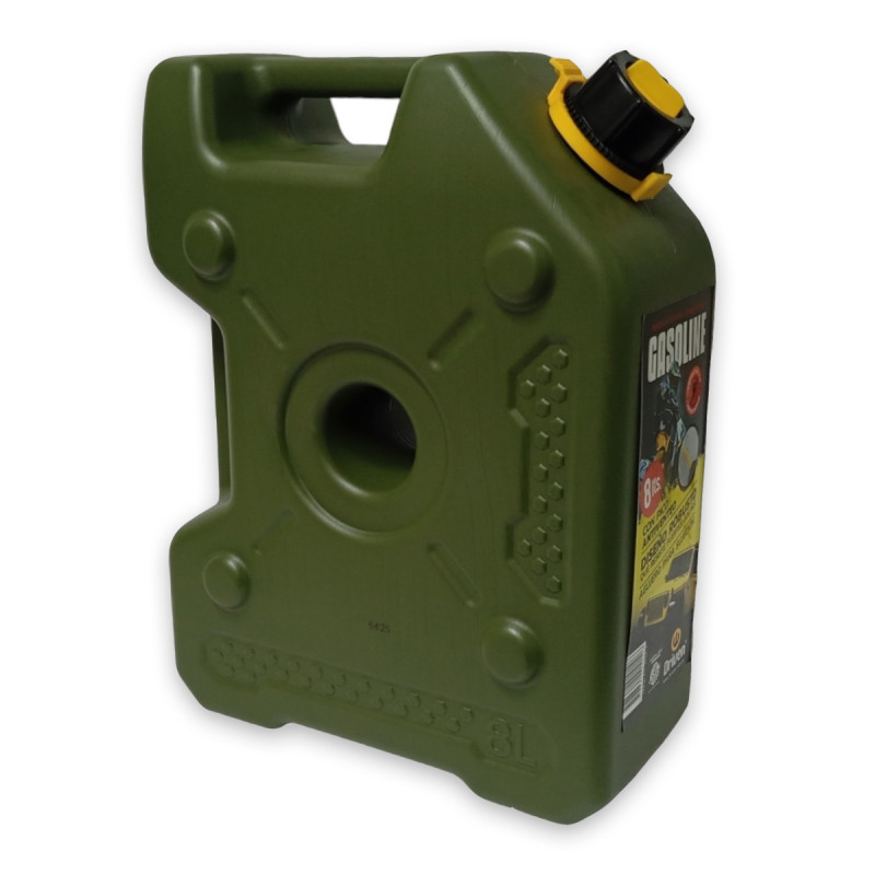 Bidón Combustible Extra chato Pico Vertedor Driven (8lts)