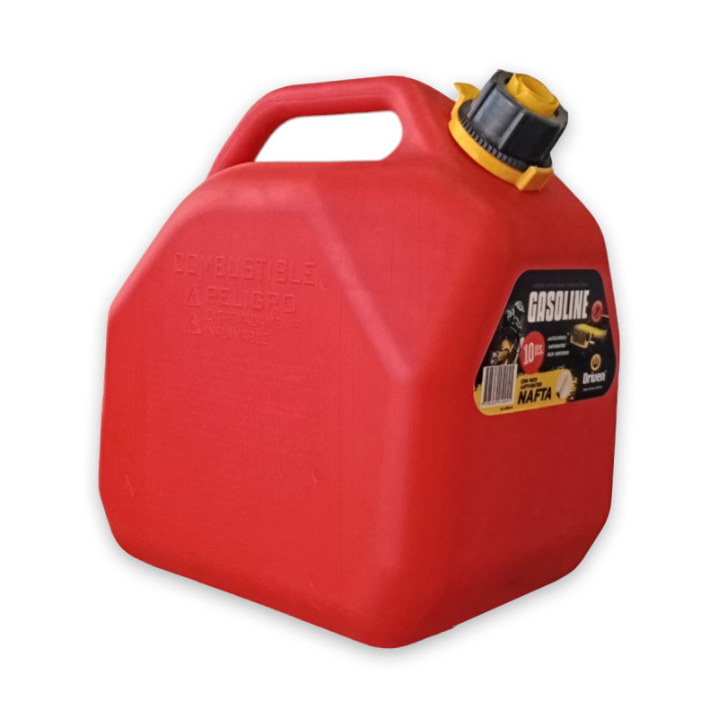 Bidón Combustible Rojo Pico Vertedor Driven (10lts)