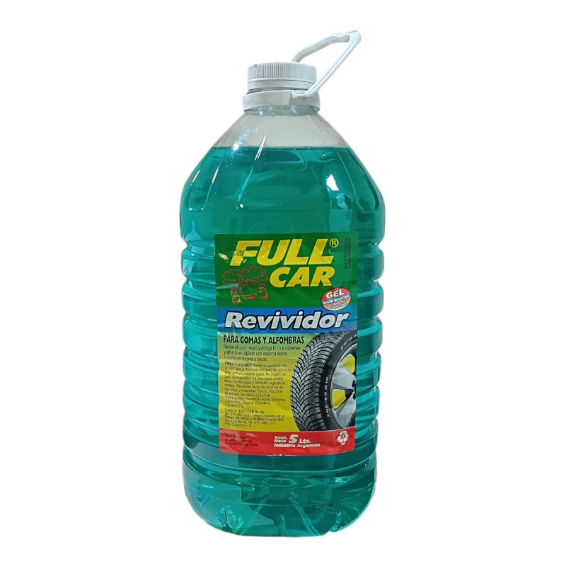 Revividor De Gomas Y Alfombras Verde Full Car (5lts)