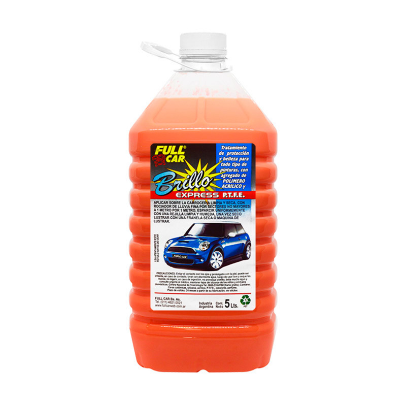 Brillo Express P.T.F.E Cera Teflonada Full Car (5Lts)