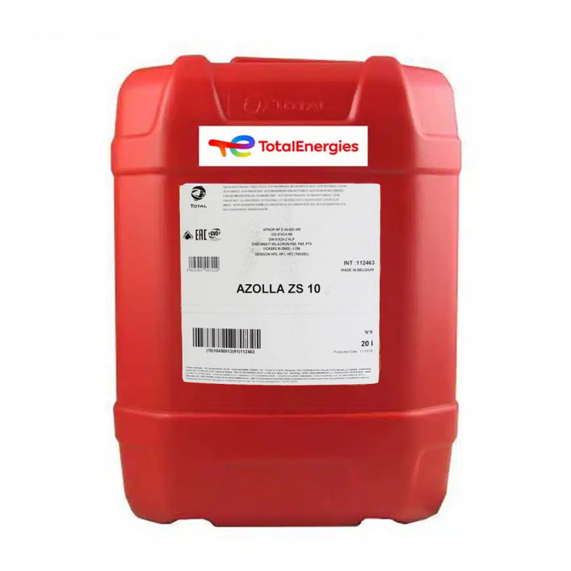 Aceite Hidráulico Total Azolla Zs 10 (20lts)