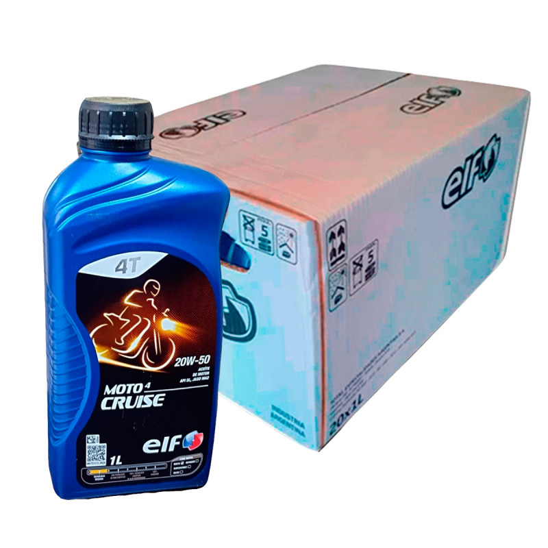 Aceite Mineral Elf Moto 4 Cruise 20w50 (caja)