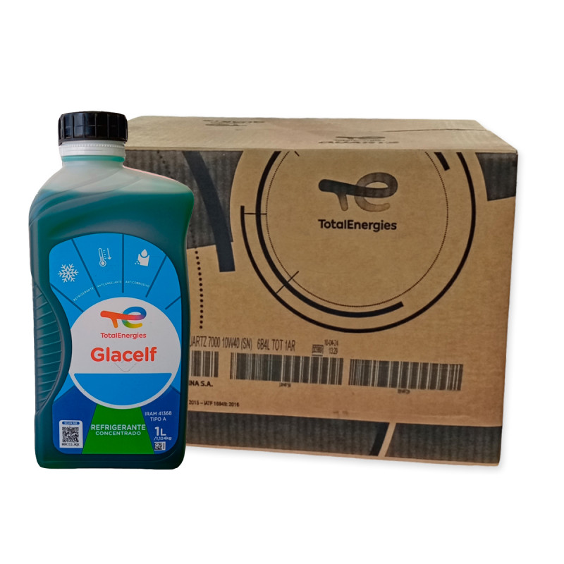 Liquido Refrigerante Glacelf Total Verde (Caja)