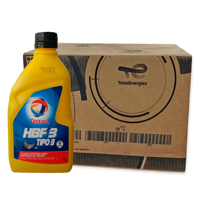 Líquido De Frenos Total Hbf 3 (Caja x 20ud)